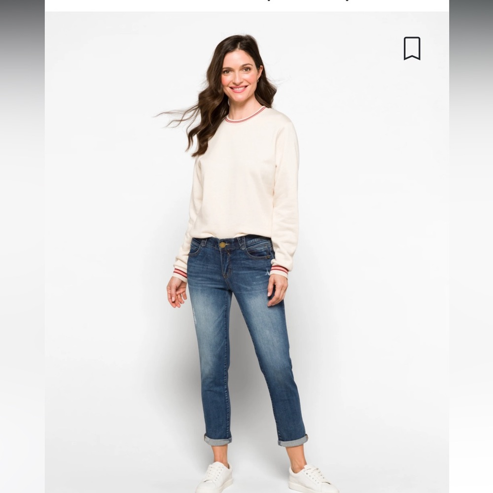 Democracy Karessa Ab Solution Capri Skinny Jean~ Indigo